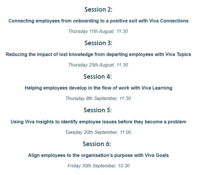Session 3: Reducing the impact of lost knowledge from departing employees with Viva Topics