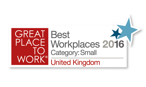 Great Place to Work 2016 Category: Small