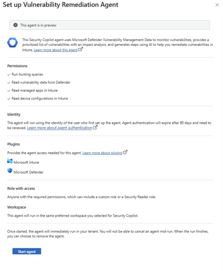 Preparing for Security Copilot: Vulnerability Remediation Agent image